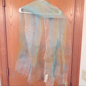 NWT Silk Plaid Scarf